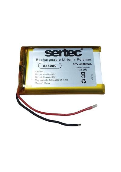 Sertec 855080 3.7v 4000mah Li-polymer Pil Devreli/1.5a Evimdeyokyok