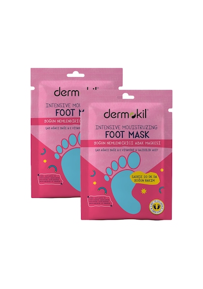 Dermokil Yoğun Nemlendirici Ayak Maskesi 30 Ml 2'li Set