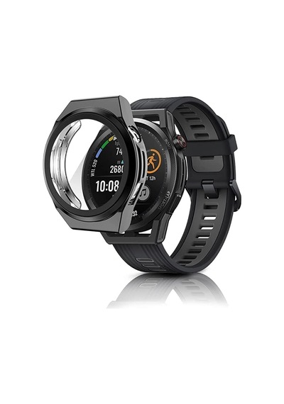 Huawei Watch Gt Runner İle Uyumlu Watch Gard 02 Ekran Koruyucu Siyah Çok Renkli