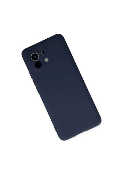 Xiaomi Mi 11 Kılıf Nano İçi Kadife Silikon - Lacivert 0.2M-Çok Renkli