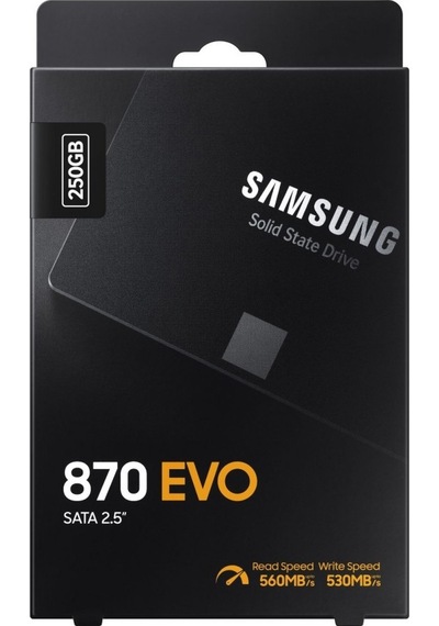 Samsung Uyumlu MZ-77E250BW 250GB 560/530MB/s 7mm SA  A 3.0 SSD 870 EVO