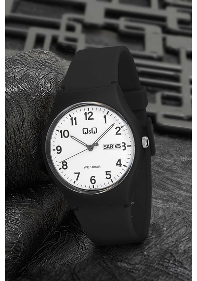 Q&Q QCG21203 Rakamlı Su Geçirmez Çift Takvimli Unisex Kol Saati