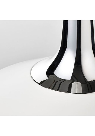 Ikea Fyrtıofyra Sarkıt Lamba, Krom Görünümlü-beyaz, 38 Cm