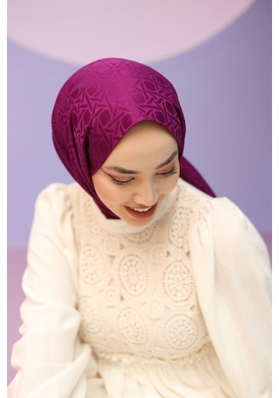 Silk Home Deluxe Şal - Mürdüm - Mürdüm