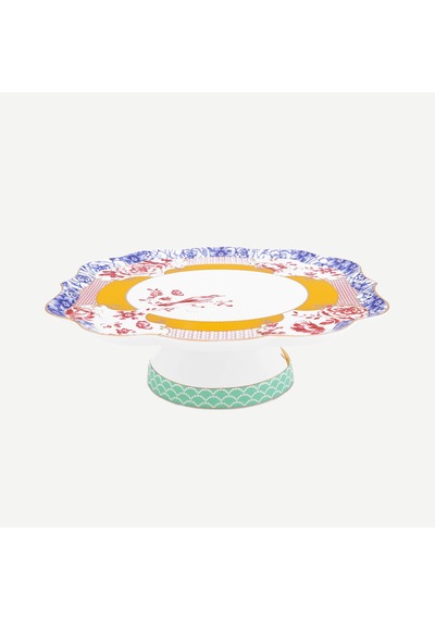 Mavi Porselen Kek Standı 24 Cm