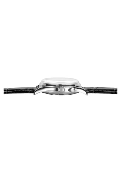 Vulcain Cricket Classique 36 Mm Black - White/blue Sapphire Caseback Mekanik Alarm Erkek Kol Saati Metalik