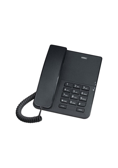 Karel Tm140 Kablolu Telefon Siyah