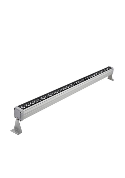 100 Cm Wallwasher Led Bina Dış Duvar Aydınlatma Renkli Rgb Işık Gri