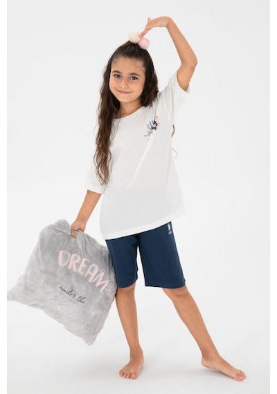 U.s. Polo Assn. Kız Çocuk Beyaz Pijama Takım 50312453-vr013 Beyaz