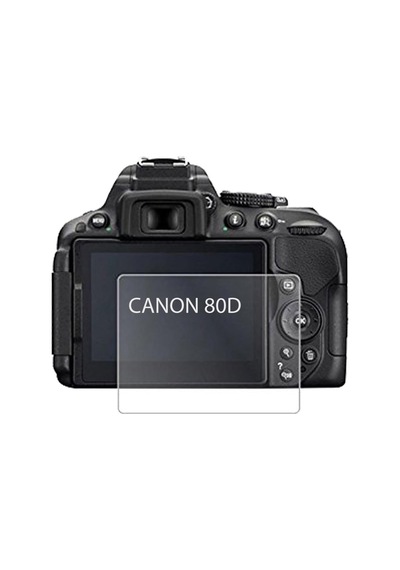 Fotga Lcd Ekran Koruyucu Canon 80d İçin Siyah