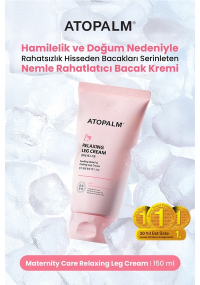 Hamilelere Özel Nemle Rahatlatıcı Serinletici Krem Atopalm Maternity Care Relaxing Leg Cream