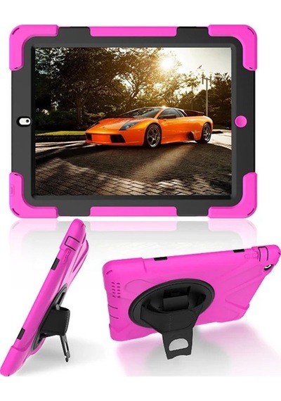 iPad Uyumlu 2/ipad 3/ipad 4/shockproof 3 Katmanlı Standlı Zırh Kılıf- 5775 Tablet Kılıfı