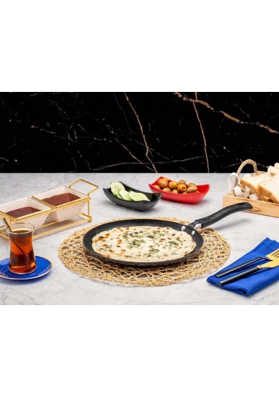 Zest Gusto 26cm Krep Tavası Siyah