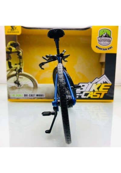 Mountain Bike Mavi 1 10 Ölçek Metal Model Oyuncak Bisiklet Y1