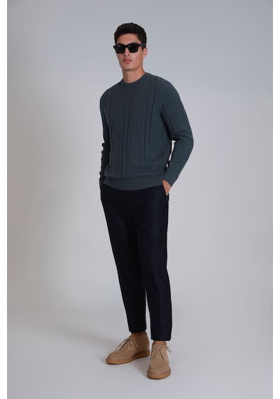 Lufian Erkek Bert Spor Chino Pantolon - Lacivert Lacivert