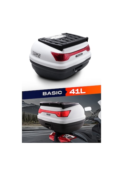 Wogen Wg41 Basic Arka Çanta 41 Litre Beyaz + Karbon Dizlik Hedi Siyah