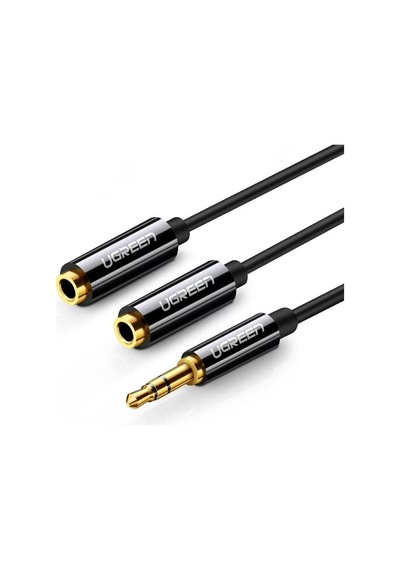 Ugreen 3.5mm 2'li Aux Kulaklık Çoklayıcı, Siyah Sku: Zeus8690010064325