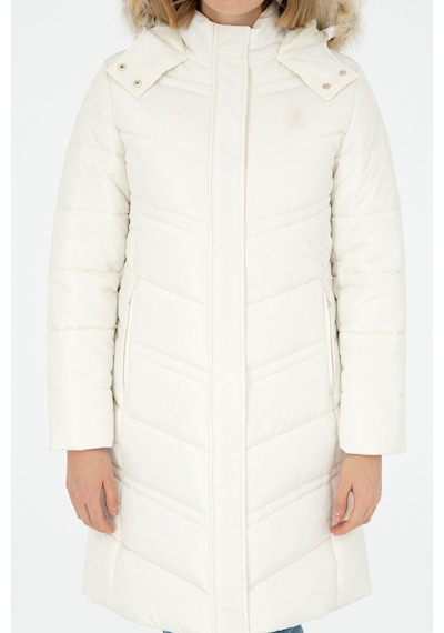 U.s. Polo Assn. Kadın Krem Kaban 50289558-vr071 Krem