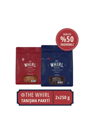 The Whirl Brunette Çekirdek Kahve Tanışma Paketi 250 G x 2 Adet
