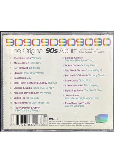 Müzik Cd Sidir Plak Değildir Cd The Original 90s Album Cd