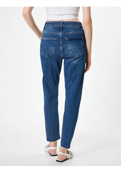 Koton Kadın Jean Pantolon Koyu İndigo 5wal40020md 25ky59000082 Y5907
