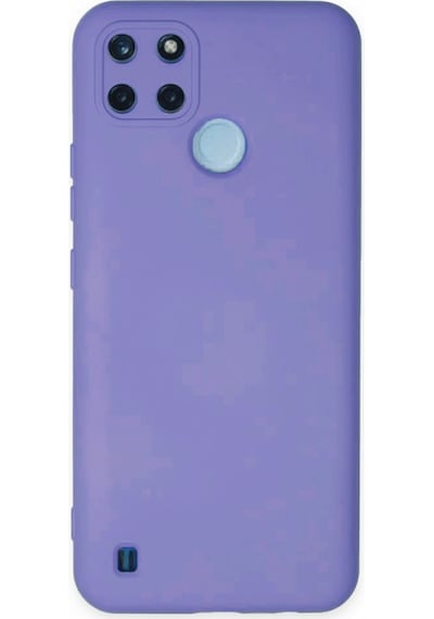Nettech Realme C25y Uyumlu Lansman Seri Arka Koruma Kılıf - Lila Lila