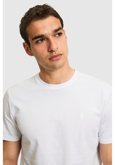 U.s. Polo Assn. Erkek Beyaz Tişört Basic 50326953-vr013