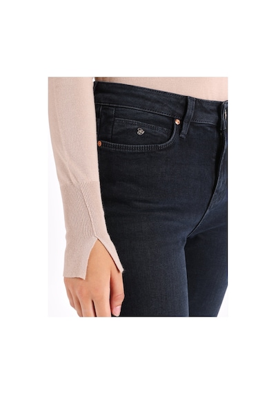 Colins 703 Carla Slim Fit Normal Bel Düz Paça Koyu Mavi Kadın Pantolon Cl1066382 Mavi