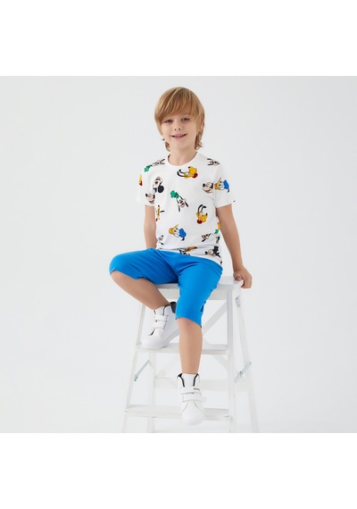 Mickey Mouse D4795-3 Çocuk  Krem Alt Üst Takım