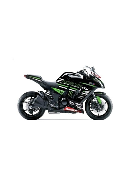 Kawasaki Z1000 Monster Sticker Etiket Modeli
