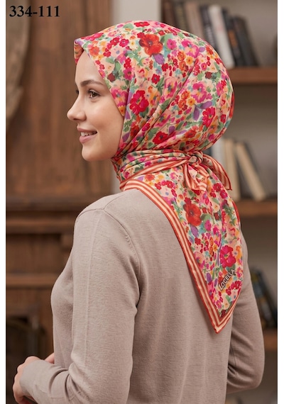 Locella Lo'cella Soft Pamuk Eşarp 334-111 Çok Renkli