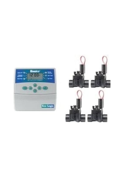 HUNTER ECO LOGİC ELC-401 KONTROL ÜNİTESİ VE SELENOİD SETİ (4 İSTASYON)