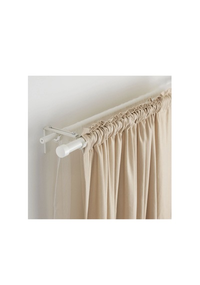 Ikea Räcka Perde Çubuğu , Beyaz, 210-385 Cm
