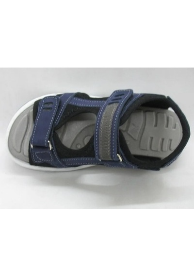 Toddler 490 Lacivert Doğal Deri Anatomik Taban Çocuk Sandalet 30-35 Lacivert