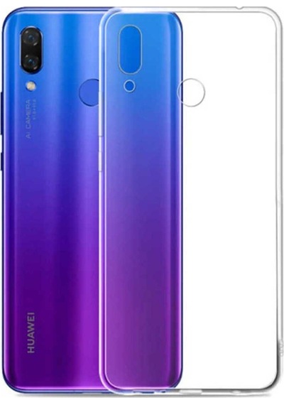 Huawei P Smart 2019 Kılıf Zore Süper Silikon Kapak Renksiz