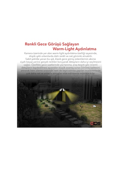 5 Kameralı Renkli Gece Görüşlü 5mp Lensli Fullhd Gece Görüşlü 9 Led Kamerası Seti - 320gb
