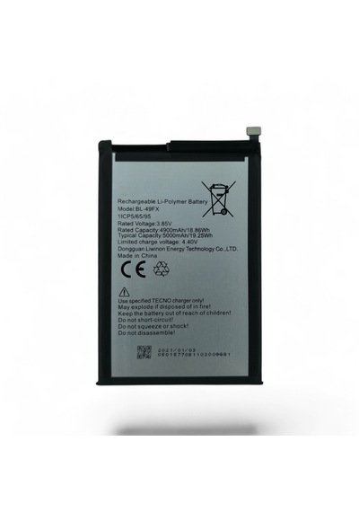 Infinix Note 10 Pro Batarya Bl49jx