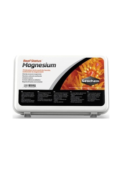Seachem Reef Status Magnesium Carbonate&Borate 75 Test Kiti