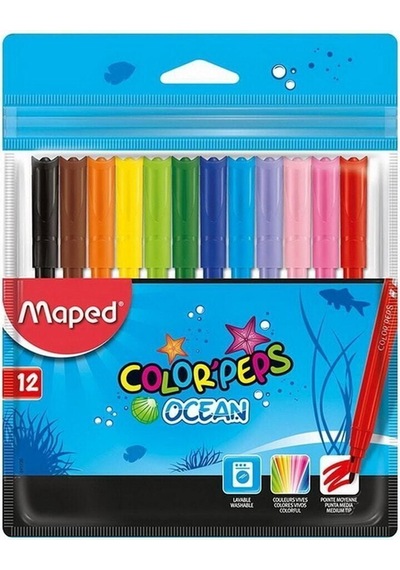 Color Peps Ocean Keçeli Kalem 12 Renk 845720