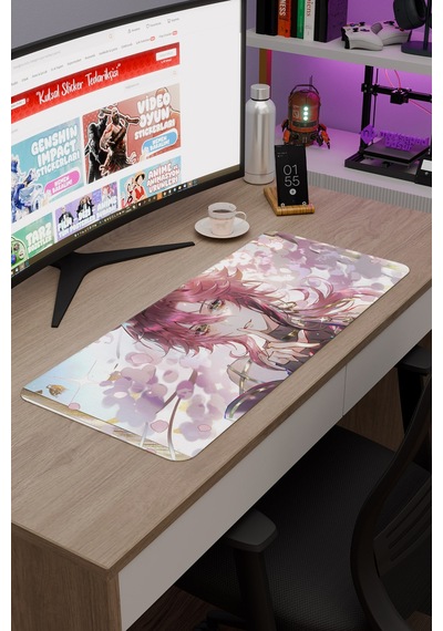 Heizou Genshin Impact Anime Oyuncu V2 - 70x30 Xl Gaming Mouse Pad Fare Altlığı