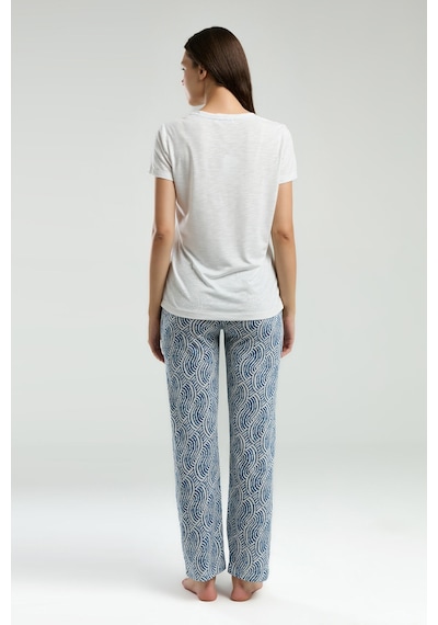 Arnetta Kadın Beyaz Pijama Takımı Beyaz