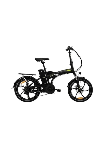 Torc Trc 8 Elektrikli Katlanır Bisiklet 420h Md 20 Jant 7 Vites Siyah Yeşil Çok Renkli
