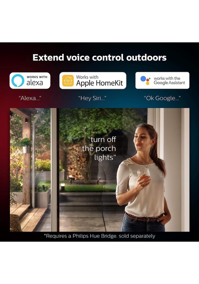 Philips Hue White And Color Ambiance Led Dış Duvar Lambası, Kısıl Diğer