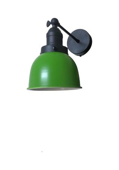 Rsylight Retro Metal Dekoratif Rustik Akrobatik Yeşil Mafsallı Duvar Aplik-1464483916745 Siyah