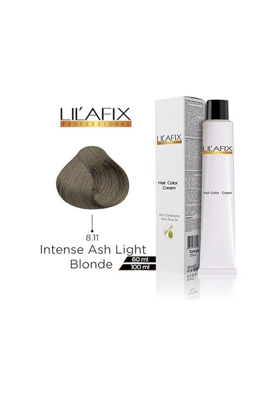Lilafix Tüp Saç Boyası 60 Ml 8.11 Yoğun Küllü Açık Kumral