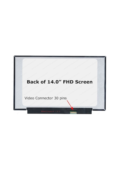Hp 340s G7 9hr36es Vidasız 14.0 '' 30 Pin 1080p Fullhd İps Slim Led A Kalite
