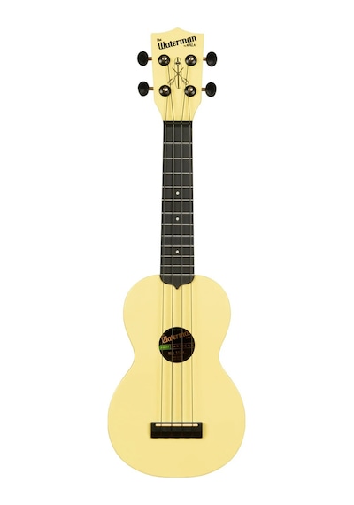 Kala Waterman Recycled Soprano Ukulele Starlight Yellow - Glow In The Dark