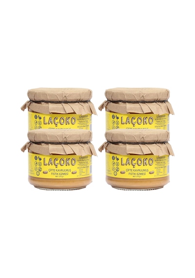 Laçoko Doğal Çifte Kavrulmuş Yer Fıstığı Ezmesi 1100 G