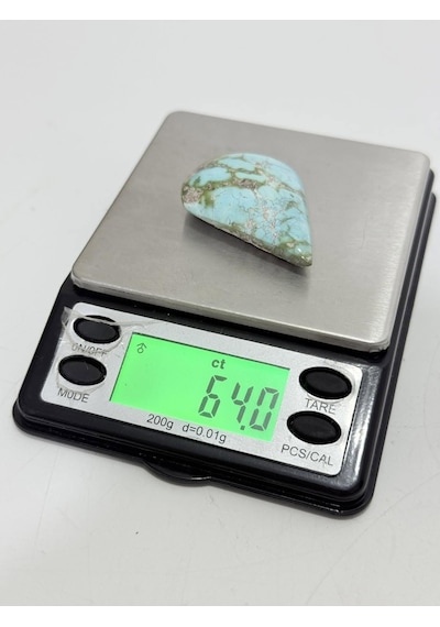Doğal İran Nişabur Firuze Turkuaz Taşı 64 Karat - 11,8 Gram T231
