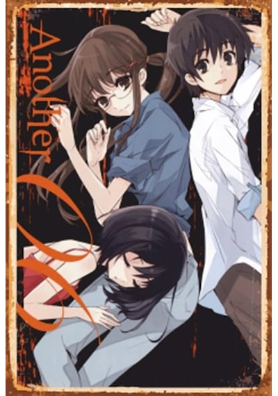 another anime retro ahşap poster 743